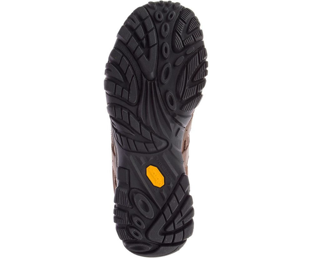 Merrell Hiking Shoes Brown - Moab 2 Prime Waterproof Wide Width - Mens 45UGVYIZW